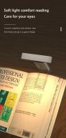 Lámpara De Lectura LED Portátil Con Clip Para Libros Luz Nocturna Recargable De 360° Rotación Protección Ocular Para El Dormitorio - details 3