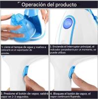 Placa Vapor Vertical 280ml, 1500W, Manual/Automático Ajustable Vapor Portátil,Volumen de vapor: 18 ~ 22 G min,Máquina de plancha de ropa portátil con plancha a vapor - details 2