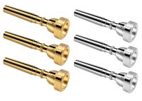 Boquilla De Trompeta 3C 5C 7C Plata Y Oro Plated Accesorios Profesionales Para Trompeta Remover Boquilla De Trompeta - details 0