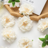 100pcs Flores Artificiales De Paeonia En Silicio Para Decoración De Hogar Jardín Bodas Festivales Arreglo De Bouquet DIY - details 16