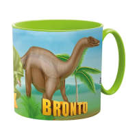 Dinosaurs Range - Taza infantil 265ml microondas con diseño de dinosaurios resistente para niños y adultos, ideal para bebidas calientes y alimentos - details 0