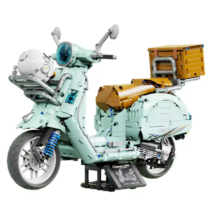 Bloques De Construcción Técnicos Para Ciudad 1:5 Motocicleta Y Vehículos De Carreras 1828pcs Juguete Para Niños Regalos MOC T4025 - 1