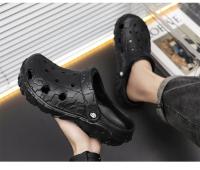 Clogs De Verano Para Hombre Sandalias Transpirables Negras Y Marrones Zapatos De Playa Y Jardín Slip-On Cómodos Y Resistentes - details 9