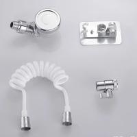Divertor De Grifo Portátil 1pc Para Baño Y Cocina Adaptador De Ducha Ajustable Set De Divertor De Grifo - details 4