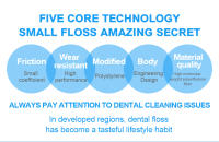 1000Pcs Floss Dental Familiar Fawnmum Con Dos Líneas De Toallitas Desechables Para Cuidado Oral Fresh Breath Para Adultos - details 6