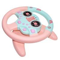 Juguete Educativo Para Bebés Y Niños Con Volante Eléctrico Y Luz Sonido Copiloto Para Carro De Bebé Material Plástico - details 6