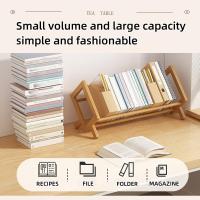 Estante De Libros Pequeño En Madera Para Estudiante Estante Mini De Oficina Y Hogar Montaje Self-Contained Tipo De Uso General - details 1