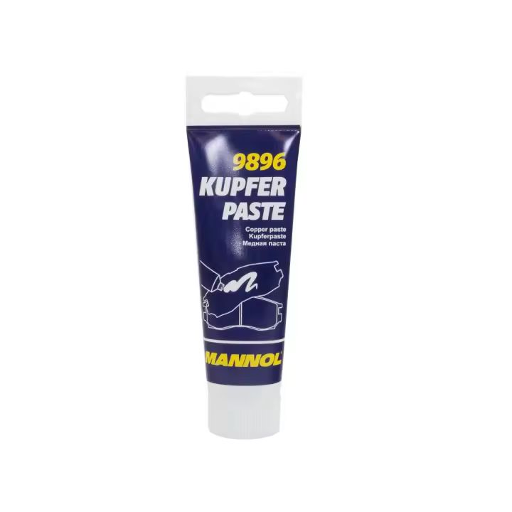 MANNOL | Kupferpaste Pasta de Cobre | 50g | Grasa de Alta Temperatura -40°C a +1100°C | Lubricación Anticorrosión para Sistemas de Escape, Frenos y Bujías - 1