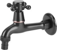 Grifo de agua, latón antiguo montado en la pared G1/2in grifo para lavadora solo agua fría - details 1