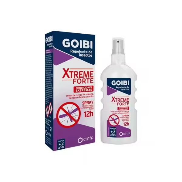 Cinfa GOIBI XTREME FORTE REPELENTE SPRAY 200ML - Protección Duradera Contra Mosquitos y Garrapatas - 1