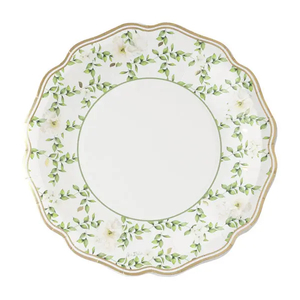 Platos New Liberty Camelia D 27 Cm Cf 8 Piezas Blanco - 1