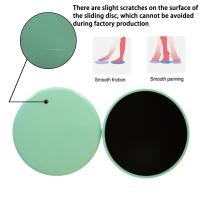 2pcs Discos De Yoga De Color Sólido Con Pads De Deslizamiento Para Piernas Equipo De Ejercicio Para Entrenamiento De Coreano Y Modelado Del Cuerpo - details 2