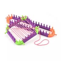 Nueva Máquina De Tejer DIY Multifuncional Con Marco De Tejer Y Conjunto De Anillo Largo Para Educar a Niños Incluye C�rdoba De Crochet Para Bufanda Gorro Calcetines - details 1