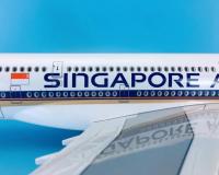 Modelo De Avión Airbus 380 De Singapore 1:160 Con Luz LED (Control Por Toque O Sonido) Para Decoración O Colección Regalo - details 1