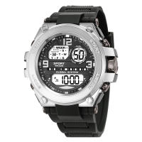 Reloj Deportivo Militar Para Hombre YIKAZE Multifuncional Con Alarma Cronómetro Resistente Al Agua 3Bar Reloj Digital De Pulsera Electrónica - details 13