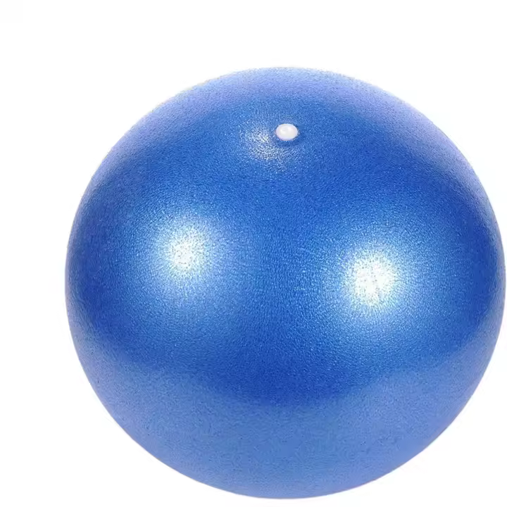 Pelota de pilates - Pelota de ejercicios - Pelota de estabilidad para yoga, pelota de ejercicios para abdominales y hombros, equilibrio, deportes - Antideslizante y superligera, azul - 1