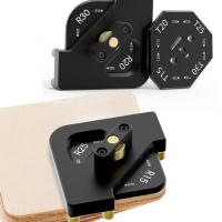 Plantilla De Radio De Esquina 8 En 1 Jig Localizador De Arco Para Máquina De Cortar Ruteador Herramienta De Carpintería DIY - details 0