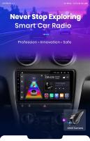 Junsun AI Voice Car Radio Stereo For Audi A3 8P 2003 2004 2005 2006 2007 2008 2009 2010 2011-2013 Car Auto Radio Built-In Wireless Carplay For Apple & Android Auto Automotive Multimedia Touch Screen 360 camera Car Intelligent Systems With GPS Navigation - details 3