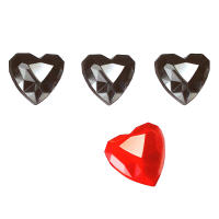 Molde Para Chocolate Meibum 21 Cavity Polycarbonato Con Patrón De Corazón Y Diamante Herramienta De Pastelería Y Repostería Ecológica - details 6