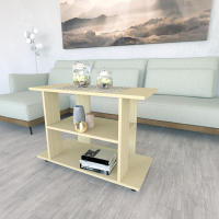 Henor. Mesa con Ruedas Madera FSC®. Mod. Pilar 80-90-100-110 x 40 x 65.5 cm. Ruedas Giro 360º con Freno. - details 8