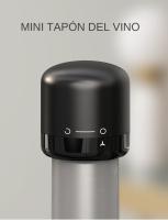 Tapa De Vino De Silicona Reutilizable 1/2Pcs Para Botella De Vino Tinto Y Champaña Mantén La Frescura Herramientas De Barra - details 0