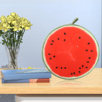 Funda De Cojín Redonda Para Silla De Barra Con Estampado De Frutas De Dibujos Animados Antideslizante Cubierta De Asiento Suave Para Sala De Estar Y Comedor - details 2