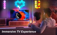 Luz De Noche LED RGB Hexagonal Bluetooth Control Remoto Por App Decoración Para Habitación Juego De Computadora Luz De Pared Multicolor - details 1
