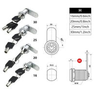 Cerradura De Cilindro Para Armario Mailbox Cerradura De Cam Para Muebles Puerta Gabinete Locker Caja Con 2 Llaves Herramienta De Muebles - details 1