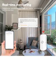 Sensor De Vibración WiFi Inteligente Tuya Para Hogar Seguro Monitor En Tiempo Real Con Control Remoto Por App Alarma De Seguridad - details 3