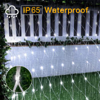 Luces Solares De Red 1pc Jardín Pared Techo 8 Modos Control Remoto Auto Encendido/Apagado Exterior Luces Twinkle Para Patio - details 9
