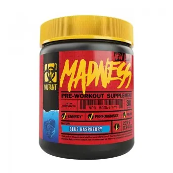 Mutant Madness 275 Gramos - Fórmula Preentrenamiento Alta Concentración - 1