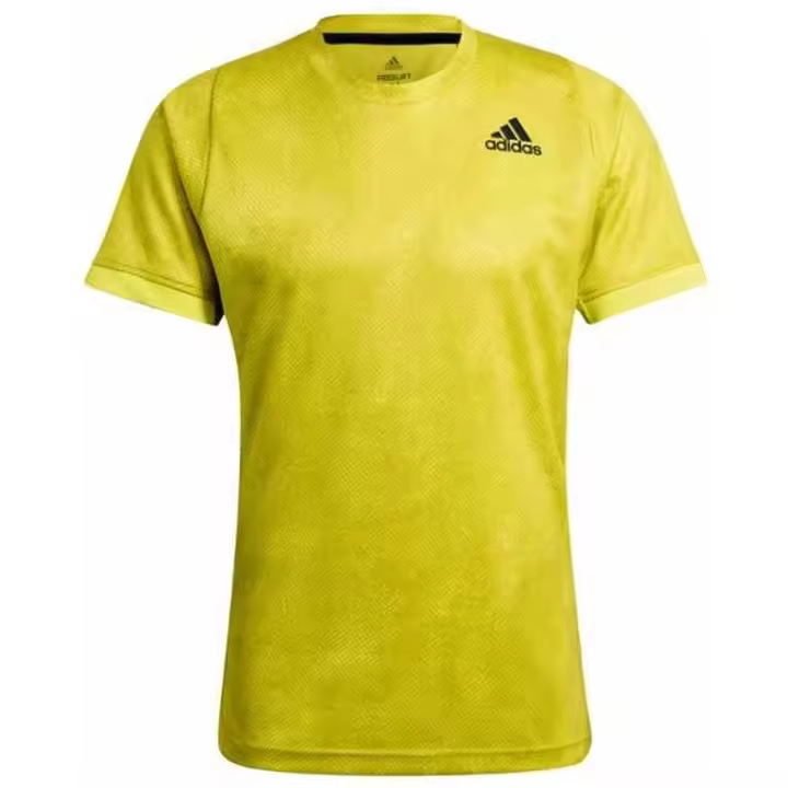 Camiseta de Manga Corta Adidas Freelift Primeblue para hombre en color amarillo - 1