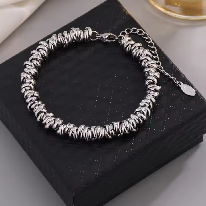 Las pulseras del Maple inoxidable para los helbres y las mujeres, se pueden utilizar Como Regalos para los cumpleaños, El Día de Madre, El Día de Padre, nombrando el día y otros festivales - 1