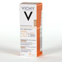 VICHY CAPITAL SOLEIL UV-AGE DAILY WATER FLUID CON COLOR SPF50+ 40 ML - details 1