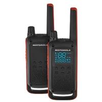 Motorola T82 - Walkie Talkie, color rojo, paquete de 2 unidades - Hasta 10km - details 1