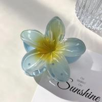 Pinza Para El Cabello De Acrílico Grande Con Diseño De Flor Gradient Para Mujeres Accesorio De Moda De Barretta Estilo Caracol Decorativo Para Fiestas Y Uso Diario - details 9