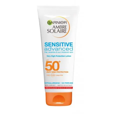 GARNIER AMBRE SOLAIRE SENSITIVE ADVANCED LECHE PROTECTORA SPF50+ 200 ML - 1