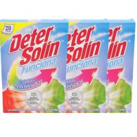 PACK DE 3 AHORRO TOTAL. DETERSOLÍN Toallitas Atrapa Colores tiene doble protección: cuida la ropa y protege el planeta. Son toallitas más finas con la máxima absorción. ¡La solución a la transferencia de colores!. LAVA CON TRANQUILIDAD CON LAS TOALLITAS - details 0