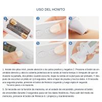 Testador Digital De Piel LCD Analizador De Hidratación Y Aceite Para Cuidado De La Piel Detector De Agente Fluorescente Para Frontal Y Patoleta - details 12