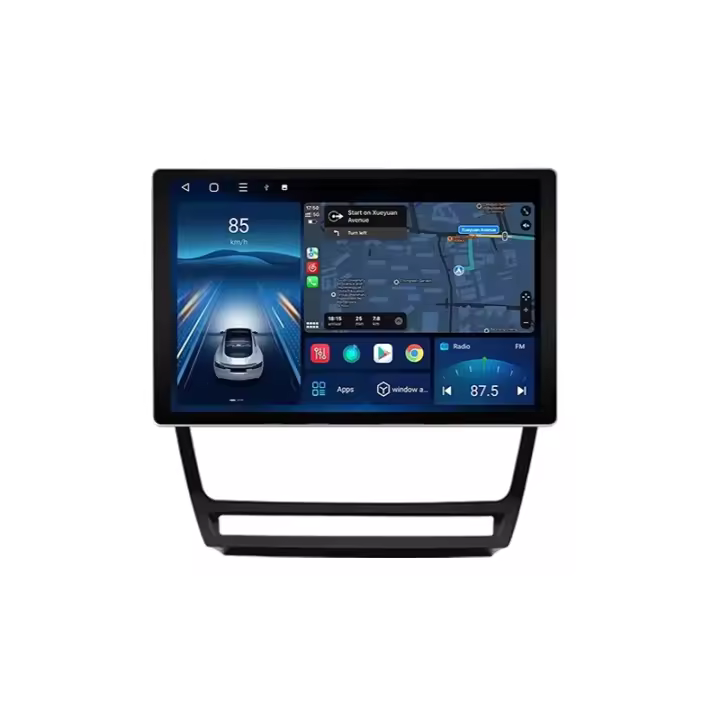 Junsun-reproductor Multimedia X7 MAX para coche Radio con Android CarPlay inalámbrico voz IA 2K 13.1 pulgadas para  Skoda Octavia 2 A5 2008 2009 2010 2011 2012 2013 - 1
