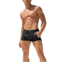 Shorts De Baño Sexy Para Hombres Quick Drying Swimwear Transpirable Deporte Surf Zwembroek Sunga Board Shorts Material Poliéster Y Spandex - details 11