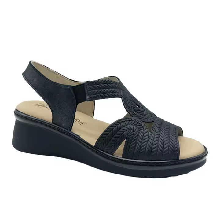 Pitillos - Sandalias cuña tiras plantilla extraible mujer - 1
