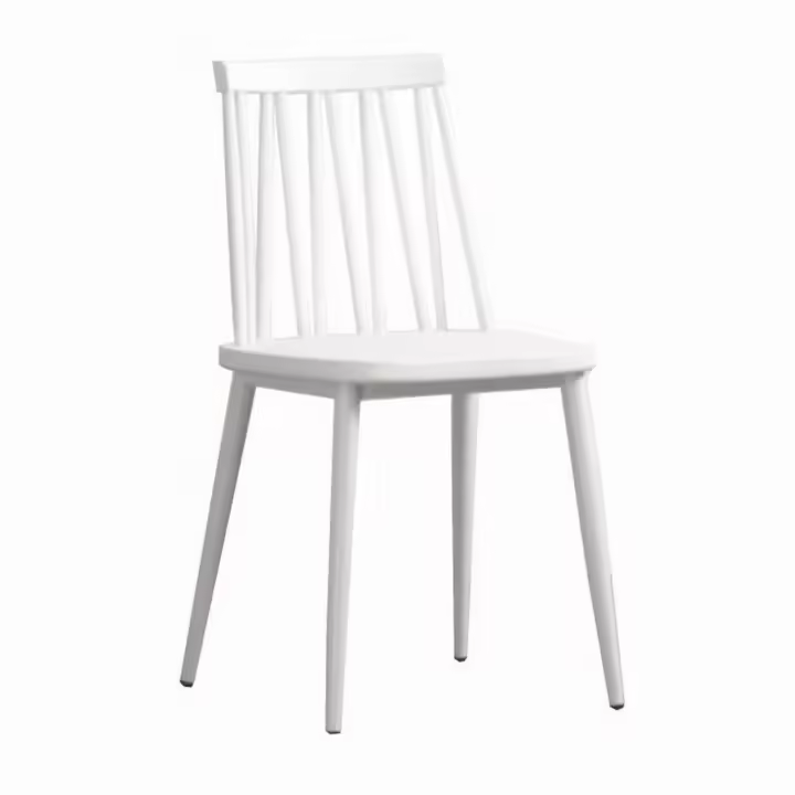 Gerimport - Set 2 Sillas Blancas para Eventos Diseño Skien Kendall 81x46x43cm - 1