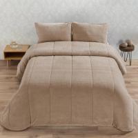 Edredón de Invierno Semiliso Manterol con Felpa Sherpa - Suave, Cálido y Estiloso para Dormitorio, Ideal para Frío ❄️ - details 0