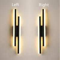 Lámpara De Pared LED Para Dormitorio Estilo Moderno Acero Cuádruple Con Sombrilla De Acrílico Iluminación Interior Para Sala De Estar Pasillo - details 2