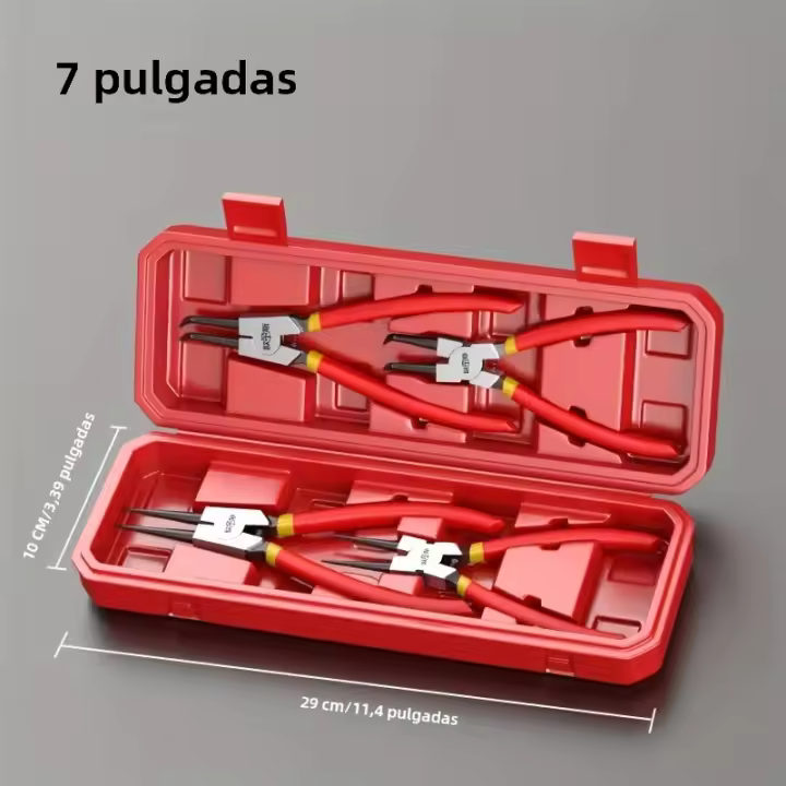Aguja De Expansión Multifuncional Herramienta Industrial De Acero Al Carbono Tijeras De Anillo Retenedor Y Tarjeta Doble Propósito - 1