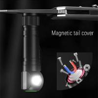 Linterna Frontal LED HD30A Recargable Por USB Tipo C Con Indicador Y Imán En La Cola 4 Modos 180° Ángulo De Haz Para Camping Pesca Caza - details 7