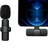 Mini Micrófono Bluetooth Inalámbrico Lavalier Para iPhone Android PC Transmisor De Botón De Lavalleja Para Teléfono Móvil Y Computadora - details 3