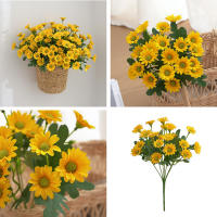 Bellos Girasoles De Seda Para Decoración Navideña Y Hogar Flores Artificiales Bouquet De Dalia Para Bodas Y Aniversarios - details 5