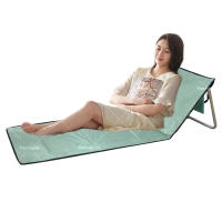 Cama de playa plegable 156x53x42cm, adecuada para playa, dormitorio, sala de estar, ampliamente aplicable, fácil de transportar. - details 5